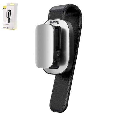 Тримач Baseus Platinum Vehicle Clamping, сірий, для очков, пластик, #ACYJN-B0S | держатель