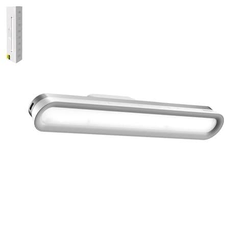 Настольная лампа Baseus Stepless Dimming, 5 Вт, белая, с держателем, магнитная, c кабелем, пластик, #DGXC-02