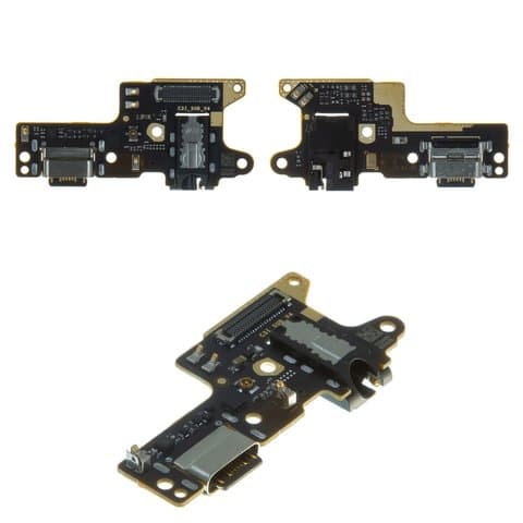 Плата зарядки Xiaomi Redmi 8, Redmi 8A, M1908C3IC, MZB8255IN, M1908C3IG, M1908C3IH, MZB8458IN, M1908C3KG, M1908C3KH, шлейф коннектора зарядки, коннектора наушников, с микрофоном, Original (PRC)