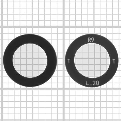 Стекло камеры Samsung SM-G990 Galaxy S21 FE 5G, черное, Original (PRC)