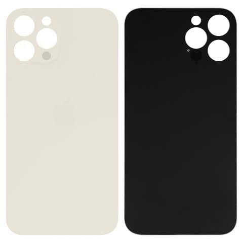 Задня кришка Apple iPhone 12 Pro Max, золотиста, не потрібно знімати скло камери, big hole, Original (PRC) | корпус, крышка аккумулятора, АКБ, батареи