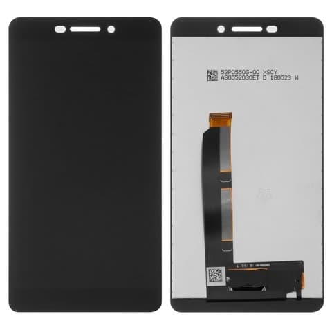 Дисплей Nokia 6.1, чорний | з тачскріном | High Copy | дисплейный модуль, экран