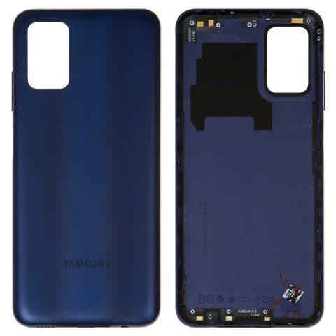 Задня кришка Samsung SM-A037 Galaxy A03s, синя, Original (PRC) | корпус, задняя панель аккумулятора, АКБ, батареи