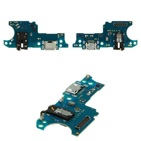 Плата зарядки Samsung SM-A035 Galaxy A03, шлейф коннектора зарядки, коннектора наушников, с микрофоном, Original (PRC)