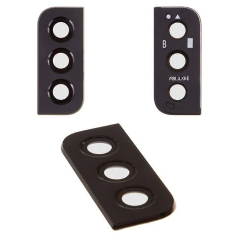 Стекло камеры Samsung SM-S901 Galaxy S22 5G, черное, с рамкой, Original (PRC)