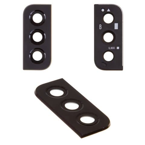 Стекло камеры Samsung SM-S906 Galaxy S22 Plus 5G, черное, с рамкой, Original (PRC)