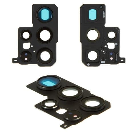 Стекло камеры Samsung SM-S908 Galaxy S22 Ultra 5G, черное, с рамкой, Original (PRC)