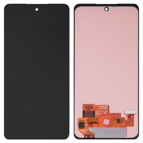 Дисплей Samsung SM-A525 Galaxy A52, SM-A526 Galaxy A52 5G, чорний | з тачскріном | High Copy, OLED, с широким ободком | дисплейный модуль, экран