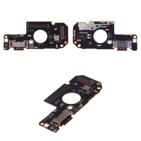 Плата зарядки Xiaomi Redmi Note 11, 2201117TG, 2201117TI, 2201117TY, 2201117TL, Redmi Note 11S, 2201117SG, 2201117SI, 2201117SY, 2201117SL, Redmi Note 12S, 23030RAC7Y, 2303CRA44A, 2303ERA42L, шлейф коннектора зарядки, с микрофоном, High Copy