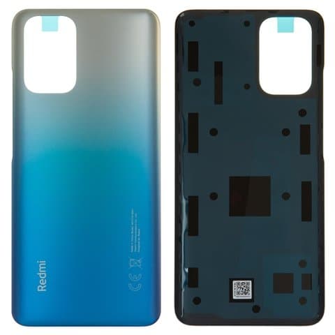Задня кришка Xiaomi Redmi Note 10S, M2101K7BG, M2101K7BI, M2101K7BNY, M2101K7BL, синя, Deep Sea Blue, Ocean Blue, Original (PRC) | корпус, задняя панель аккумулятора, АКБ, батареи