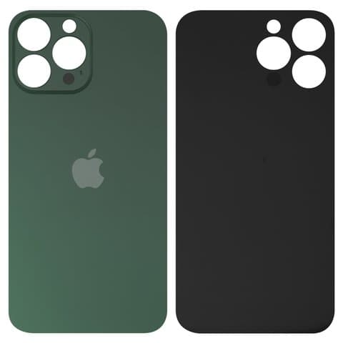 Задня кришка Apple iPhone 13 Pro Max, зелена, Alpine Green, потрібно знімати скло камери, small hole, Original (PRC) | корпус, крышка аккумулятора, АКБ, батареи