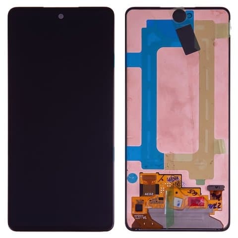 Дисплей Samsung SM-A536 Galaxy A53 5G, чорний | з тачскріном | Original (реновація), AMOLED | дисплейный модуль, экран