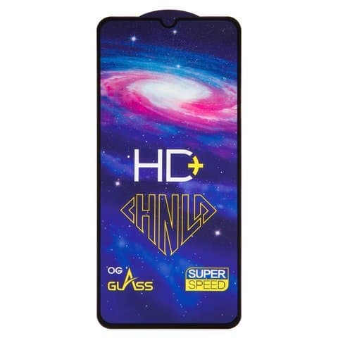 Захисне скло Samsung SM-A136 Galaxy A13 5G, 0.2 мм, iNobi, Full Glue, сумісне з чохлом (клей по всей площади стекла), чорне, HD+ | Закаленное защитное стекло