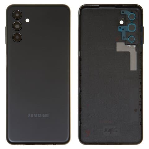Задня кришка Samsung SM-A136 Galaxy A13 5G, чорна, Original (PRC), із склом камери | корпус, задняя панель аккумулятора, АКБ, батареи