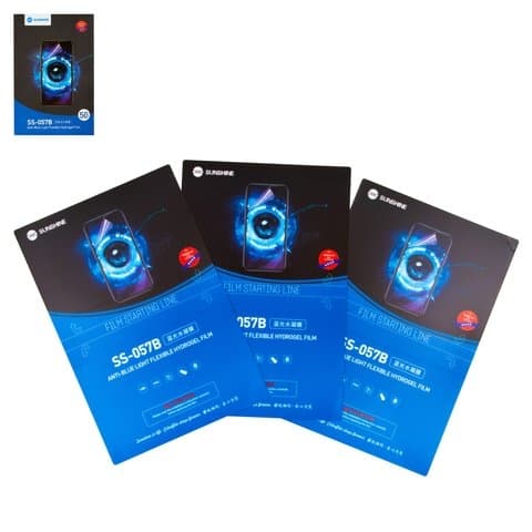 Гидрогелевая пленка Sunshine SS-057B, Anti-Blue Light, глянцевая, 180 x 120 мм, 50 шт