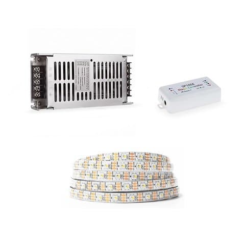 Светодиодная лента SMD5050 SK6812 (5 м) +, Bluetooth-контроллер + блок питания