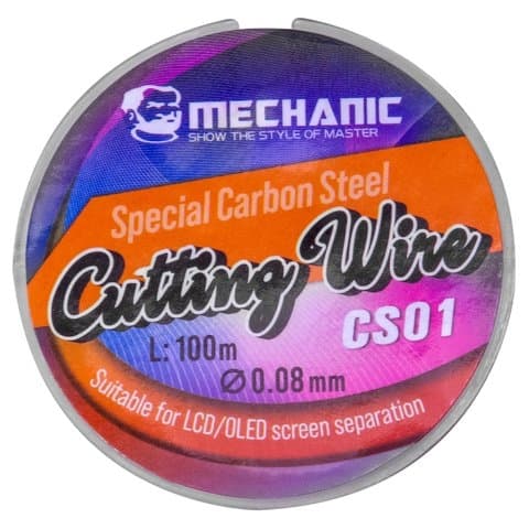 Струна отклеивания стекла Mechanic CS01, 0,08 мм, 100 м