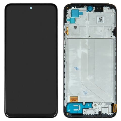 Дисплей Xiaomi Poco M5s, 2207117BPG, Redmi Note 10, M2101K7AG, M2101K7AI, Redmi Note 10S, M2101K7BG, M2101K7BI, M2101K7BL, M2101K7BNY, чорний | з тачскріном | Original (PRC), Super AMOLED | дисплейный модуль, экран