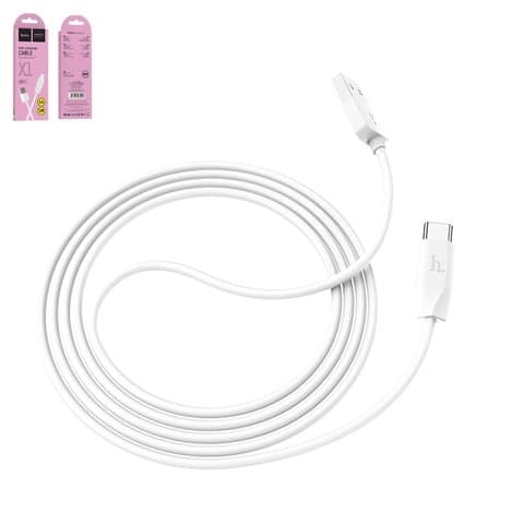 USB-кабель Hoco X1, Type-C, 100 см, 3.0 А, білий
