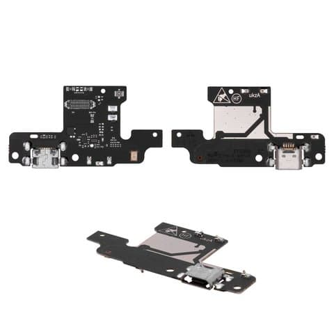 Плата зарядки ZTE Blade V10 Vita, шлейф коннектора зарядки, с микрофоном, High Copy