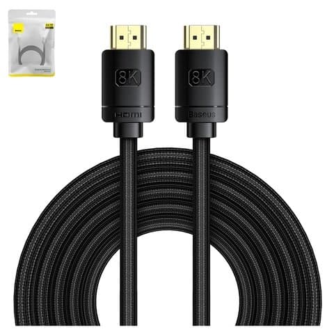 HDMI-Кабель Baseus High Definition Series, HDMI, 5 м, 8K, #WKGQ040201