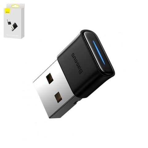 Bluetooth-адаптер Baseus BA04, USB тип-A, чорний, bluetooth 5.0, #ZJBA000001