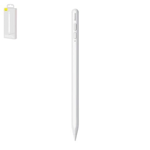 Стилус Baseus Writing Capacitive Stylus, активный, білий, #ACSXB-B02