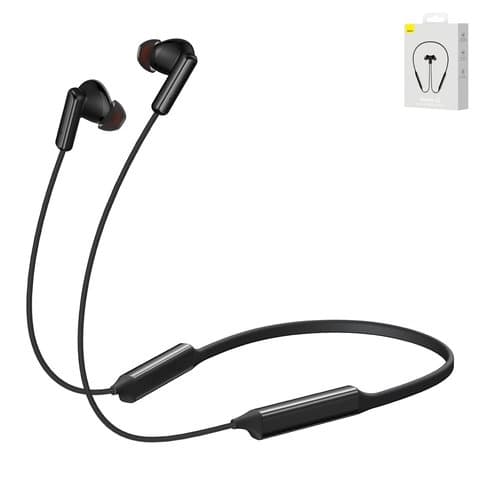 Гарнитура Baseus Bowie U2, вакуумнаяя, беспроводная, черная, #NGTU000001