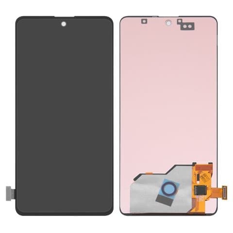 Дисплей Samsung SM-A515 Galaxy A51, чорний | з тачскріном | High Copy, OLED, со стандартным ободком | дисплейный модуль, экран