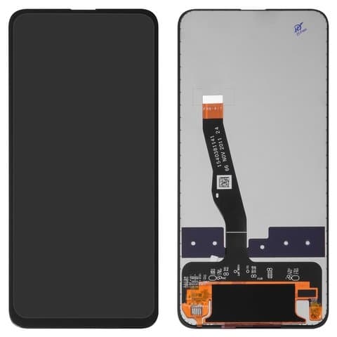 Дисплей Huawei Honor 9X, Honor 9X Pro, P Smart Pro (2019), Y9S, STK-L21, STK-LX1, HLK-AL10, HLK-TL10, HLK-L41, HLK-L42, чорний | з тачскріном | Copy | дисплейный модуль, экран