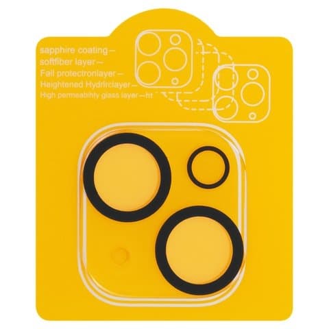 Захисне скло Apple iPhone 14, iPhone 14 Plus, на камеру | Закаленное защитное стекло