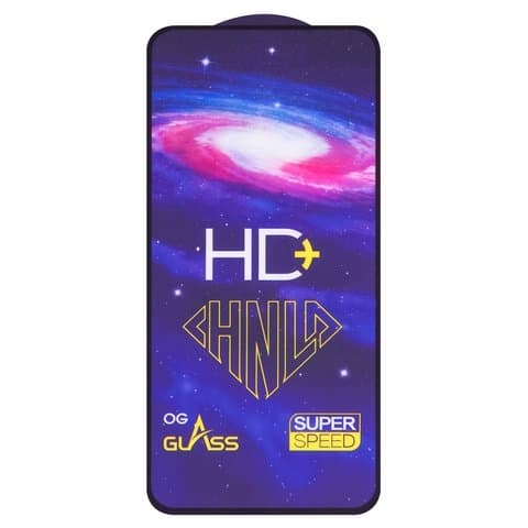 Захисне скло Samsung SM-A515 Galaxy A51, SM-A525 Galaxy A52, SM-A536 Galaxy A53 5G, 0.33 мм, сумісне з чохлом, чорне, iNobi, Full Glue, клей на усій поверхні, HD+ | Закаленное защитное стекло