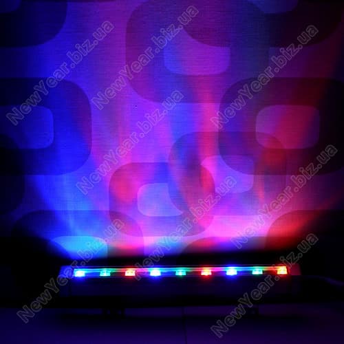 Прожектор алюминиевый, влагозащищенный, RGB, 0.5 метра, 9 светодиодов, РОЗПРОДАЖ!
