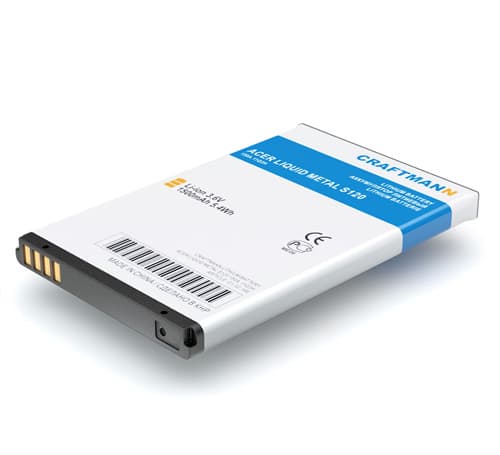 Акумулятор Acer Iconia Smart S300, Liquid Metal S120, BAT-510, Craftmann, 1500 mAh | 1 міс. гарантії | АКБ, батарея, аккумулятор