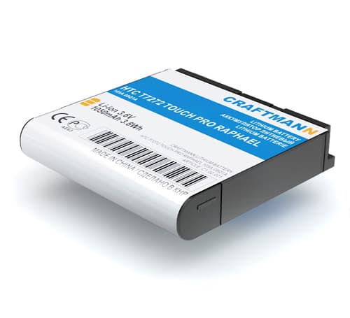 Акумулятор HTC P7272 Touch Pro (Raphael), T7272 Touch Pro, Craftmann, RAPH160 | 1 міс. гарантії | АКБ, батарея, аккумулятор