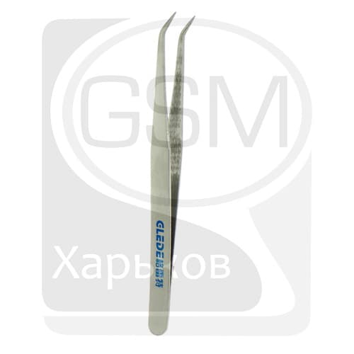 Пинцет Glede кривой с узкой рабочей частью