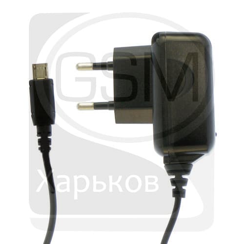Сетевое зарядное устройство (зарядка) Samsung GT-B5330 Galaxy Chat, GT-B7620, GT-B7722 Duos, GT-C3222 Ch@t Duos 322 Lite, GT-C3312 Champ Deluxe Duos, GT-C3322 Duos, GT-C3520, GT-C3530, GT-C3560, GT-C3782, GT-E2252, GT-i8160 Galaxy Ace 2, GT-i8530