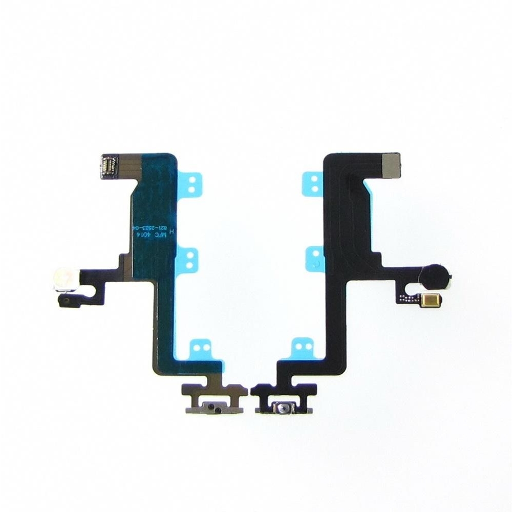 Шлейф Apple iPhone 6, кнопки включения, вспышки, с микрофоном, Original (PRC)