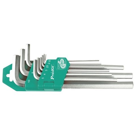 Набор шестигранных ключей Pro'sKit HW-129