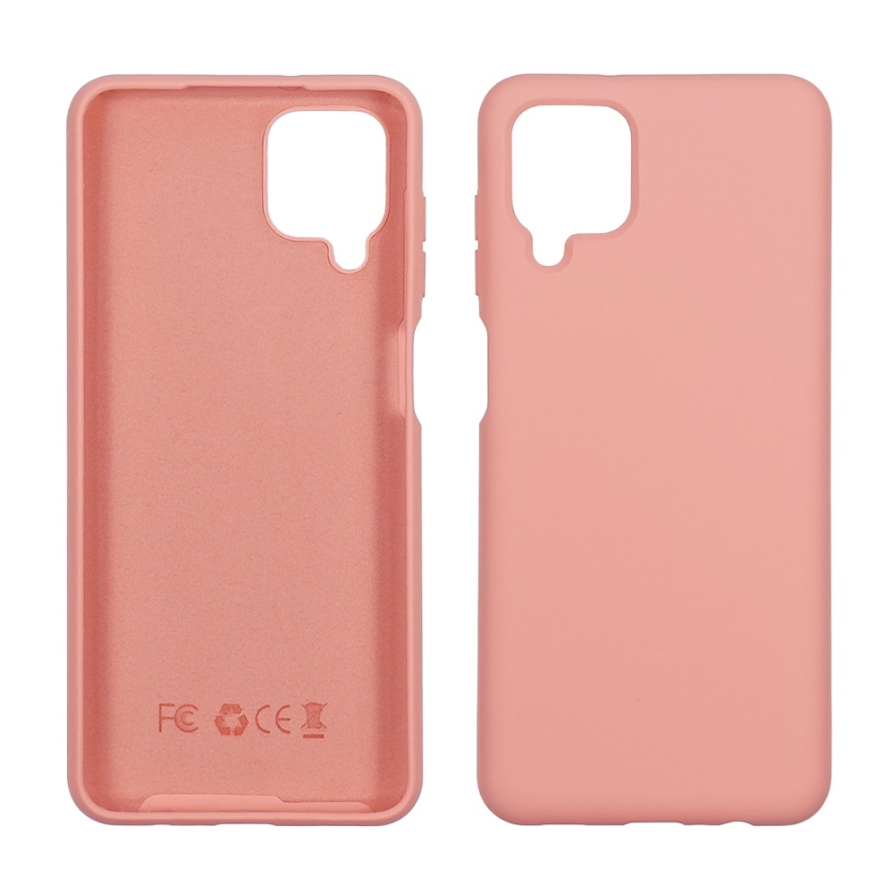 Чехол Samsung SM-A125 Galaxy A12, силиконовый, Full Nano Silicone, розовый