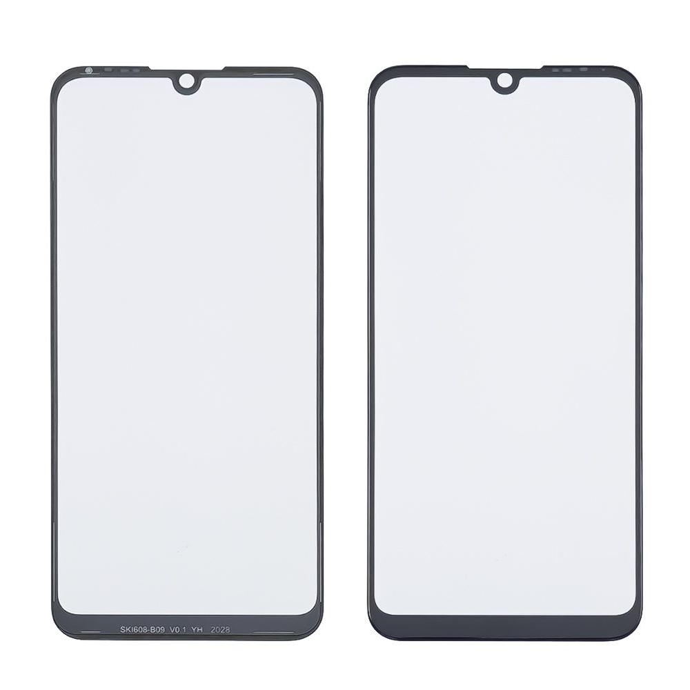 Стекло дисплея ZTE Blade A5 (2020), Blade A7 (2019), Blade A7 (2020), черное, с OCA-пленкой | стекло тачскрина