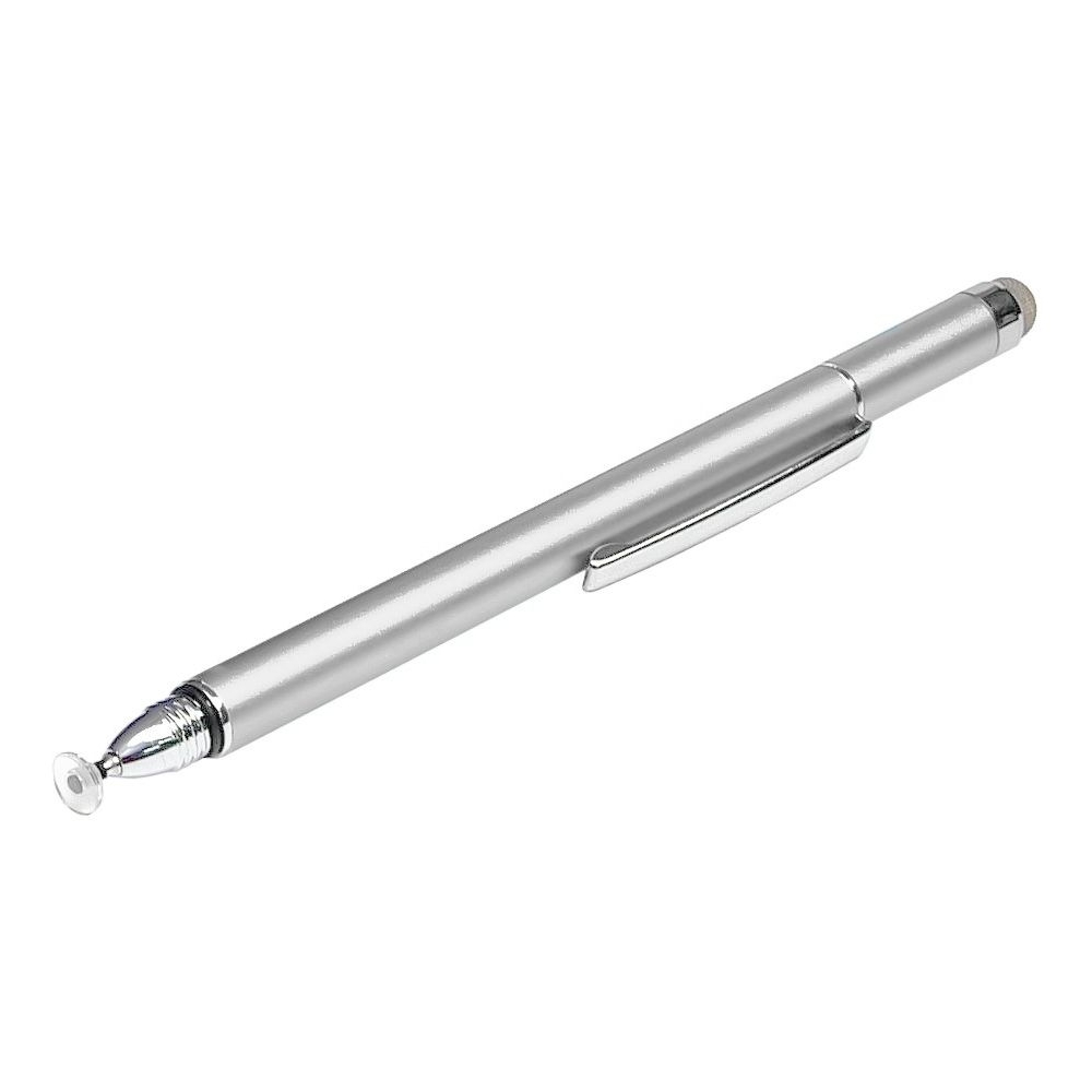 Стилус емкостный, высокоточный, Jot Pro, со съемной микроволоконной насадкой, алюминиевый, серебристый