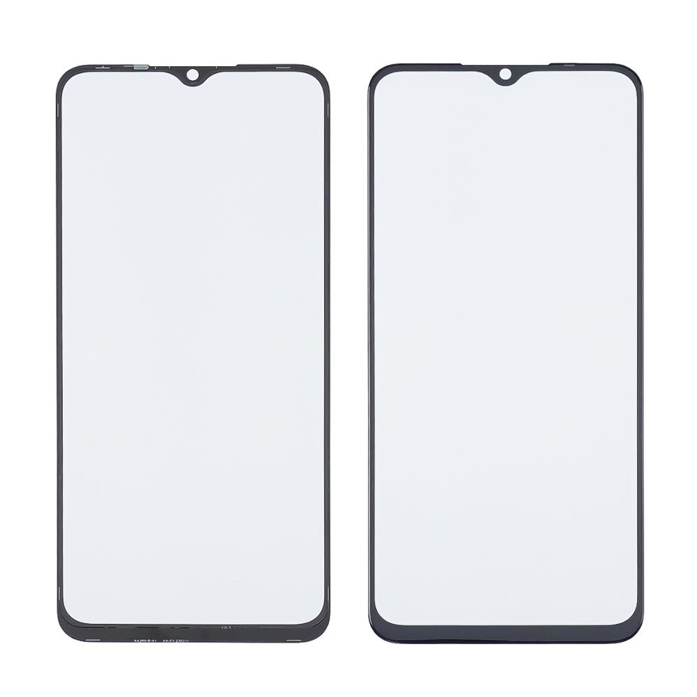 Стекло дисплея Oppo A15, A15s, черное, с OCA-пленкой | стекло тачскрина