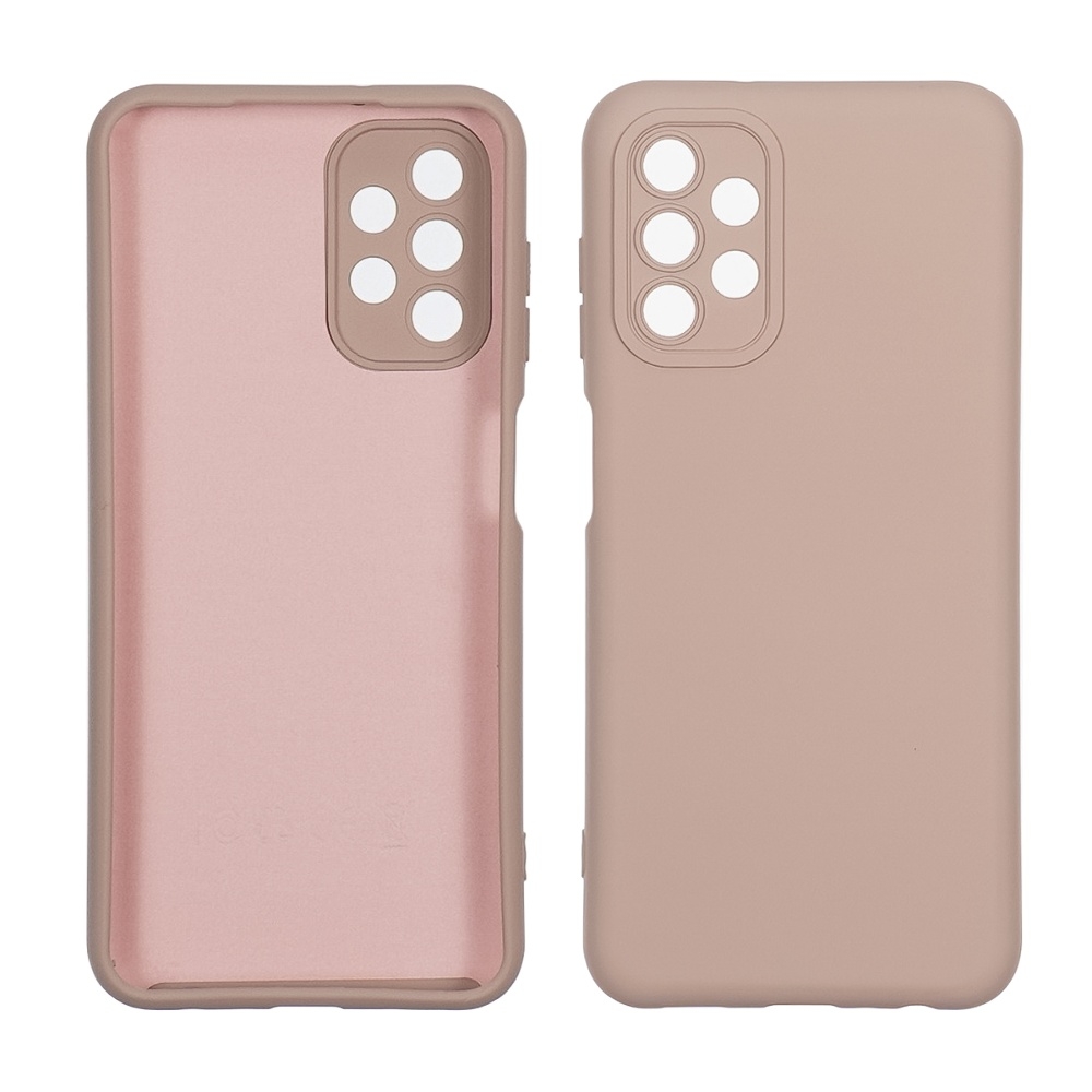 Чехол Samsung SM-A135 Galaxy A13, силиконовый, Full Nano Silicone, розовый