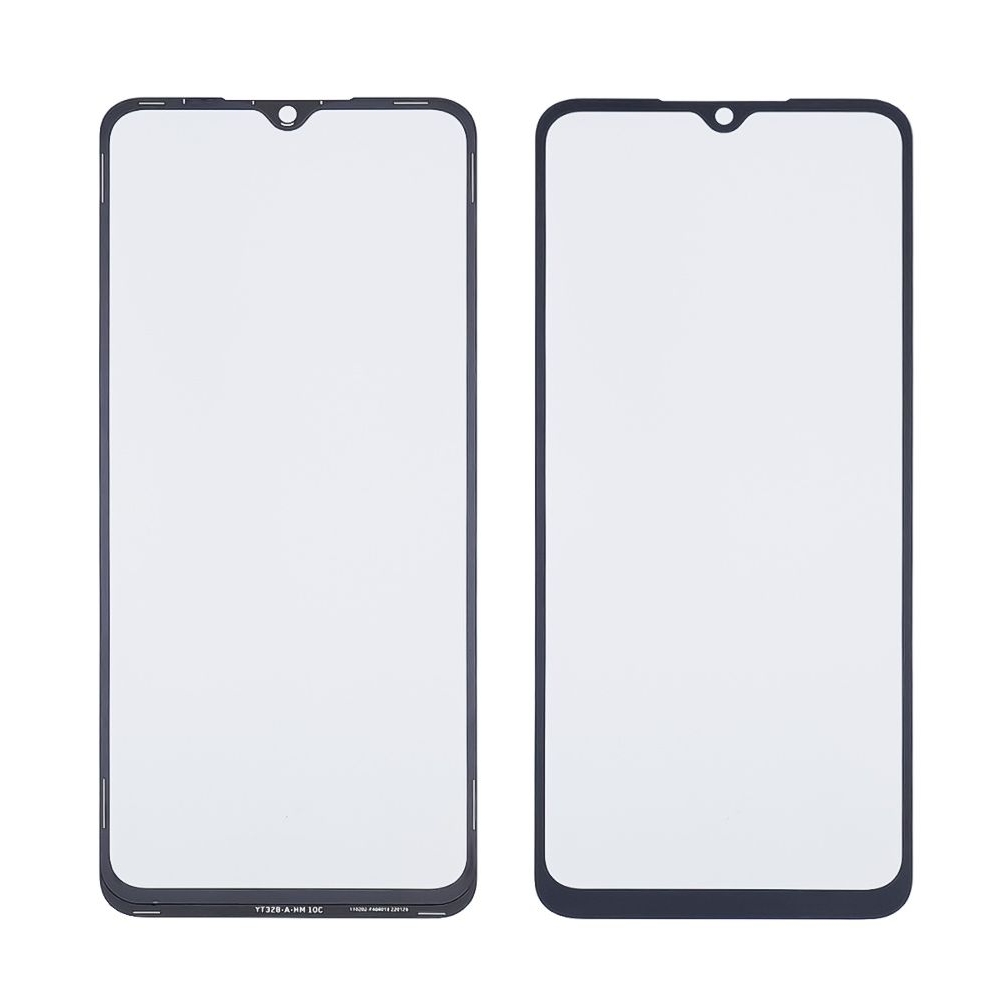 Стекло дисплея Xiaomi Poco C40, Redmi 10C, 220333QPG, 220333QAG, 220333QBI, 220333QNY, 220333QL, Graphite Gray, черное, с OCA-пленкой | стекло тачскрина