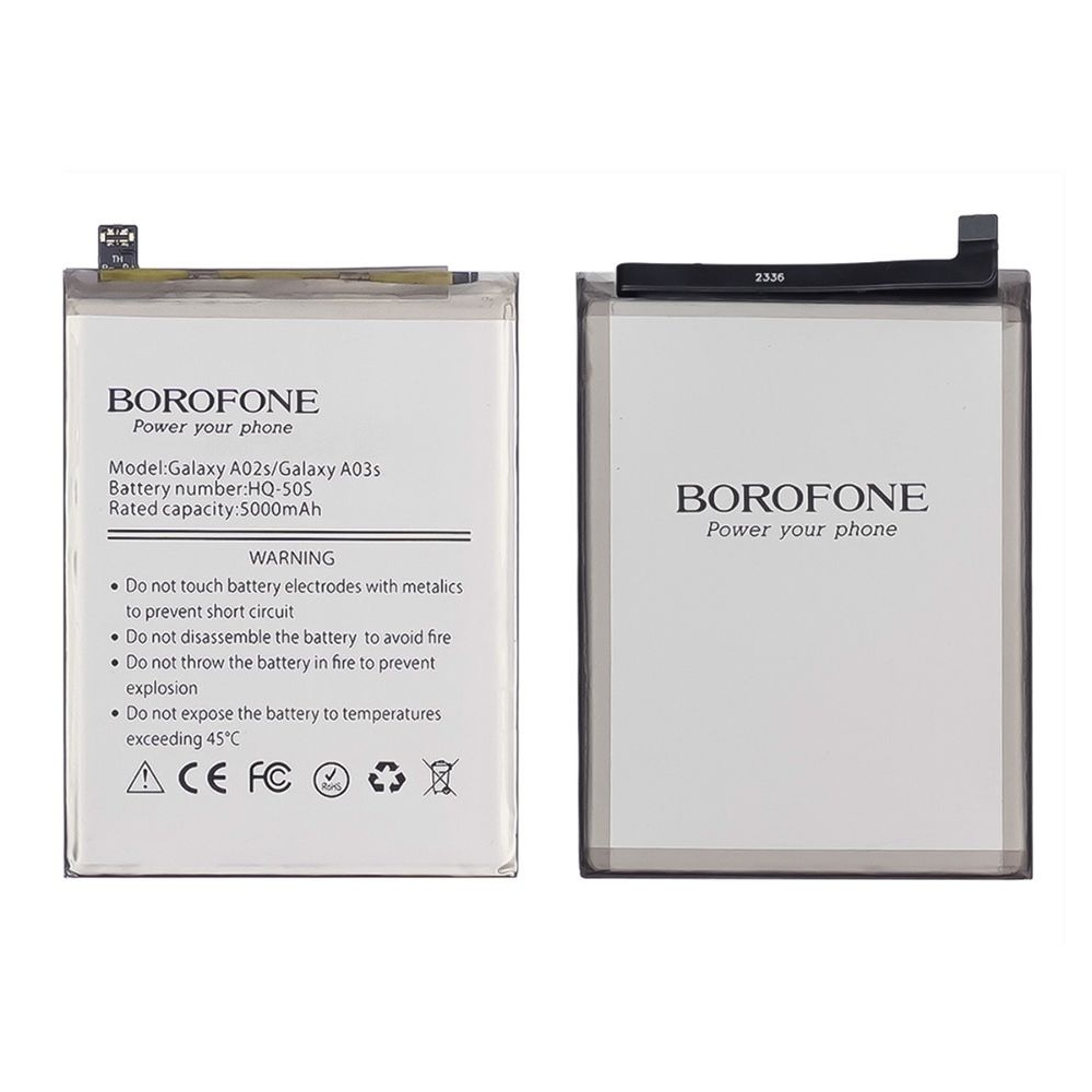 Акумулятор Samsung SM-A025 Galaxy A02s, SM-A035 Galaxy A03, SM-A037 Galaxy A03s, SM-M025 Galaxy M02s, HQ-50S, HQ-50SD, Borofone | 3-12 міс. гарантії | АКБ, батарея, аккумулятор