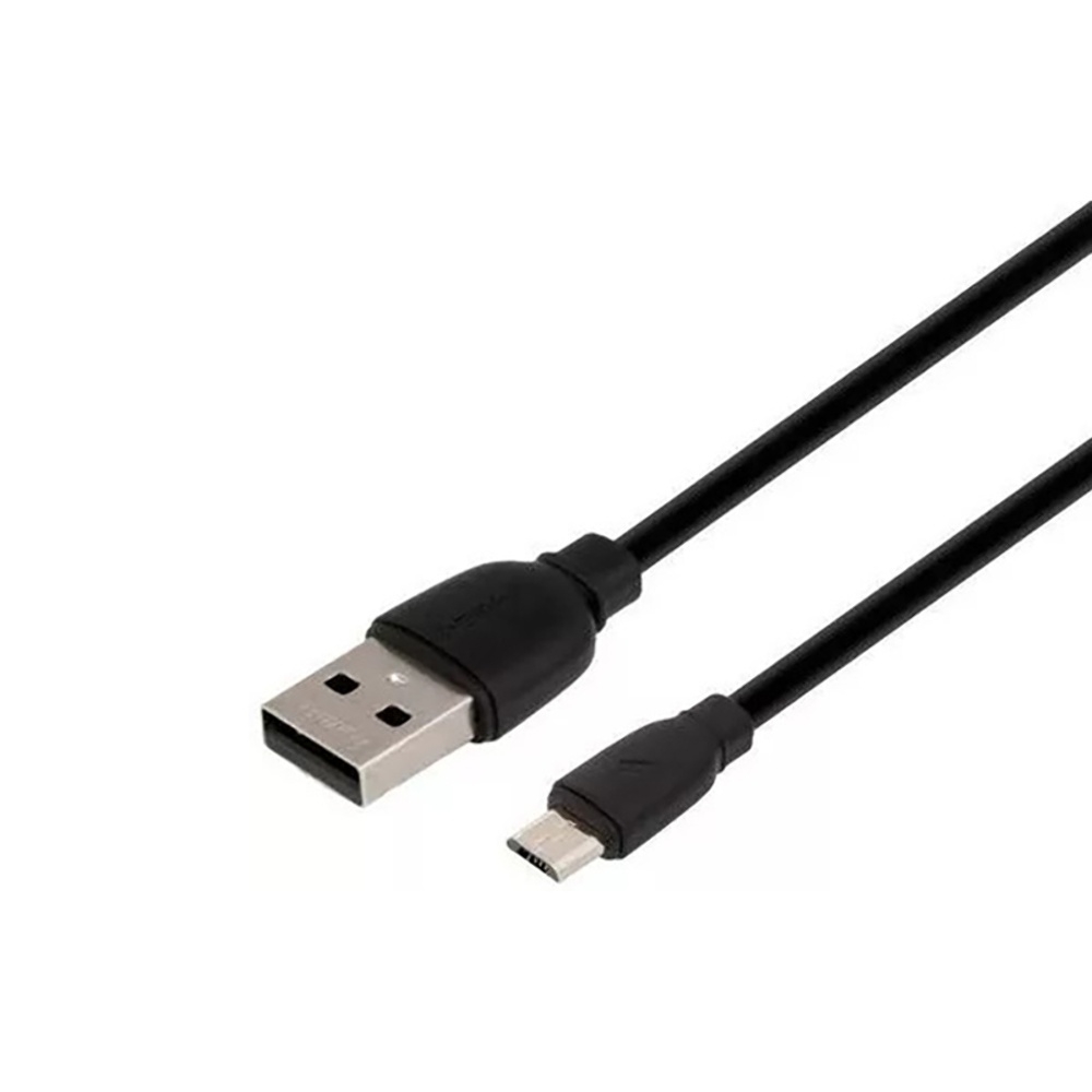 USB-кабель Remax RC-138m, Micro-USB, 2.4 А, 100 см, чорний