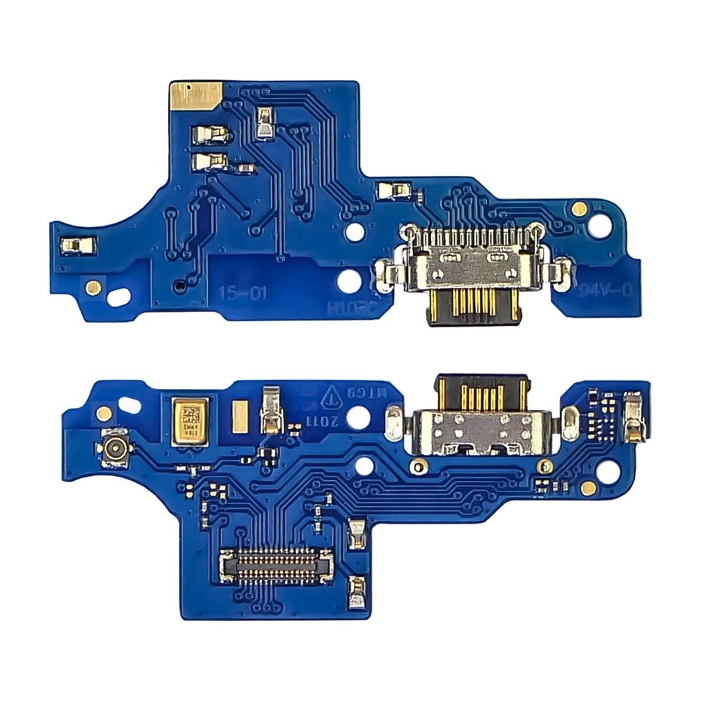 Плата зарядки Motorola Moto G9, XT2083, шлейф коннектора зарядки, с микрофоном, High Copy