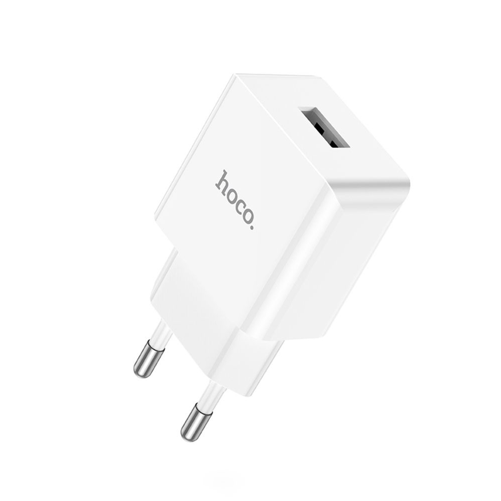 Сетевое зарядное устройство Hoco C106A, 10.5 Вт, без кабеля, белое