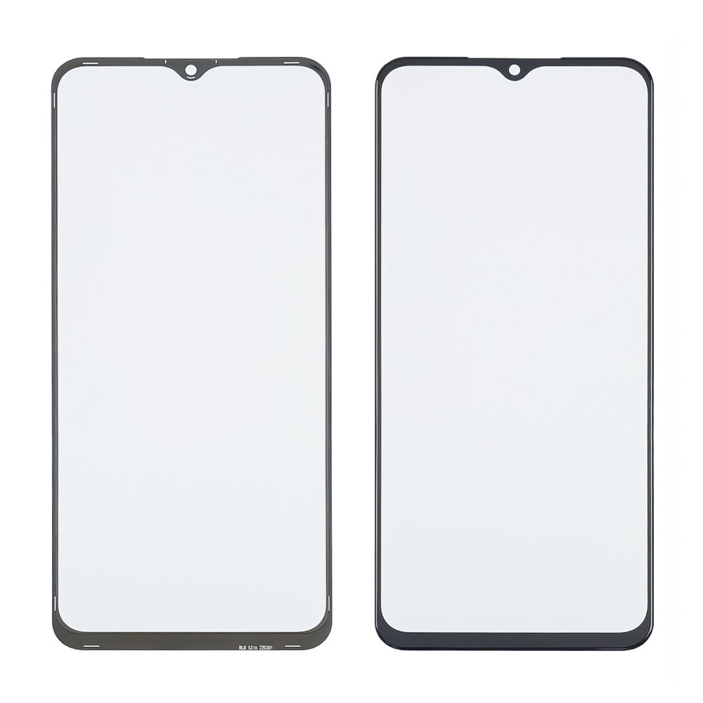 Стекло дисплея Samsung SM-A135 Galaxy A13, черное, с OCA-пленкой | стекло тачскрина